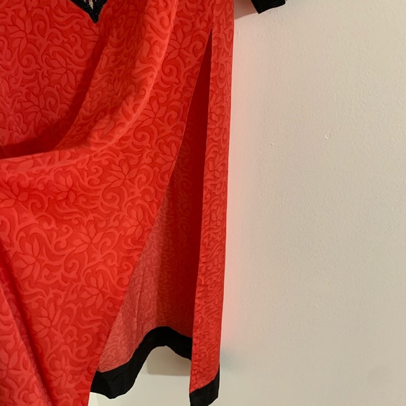 Beautiful Handmade OOAK Red and Black Kaftan - Picture 7 of 8